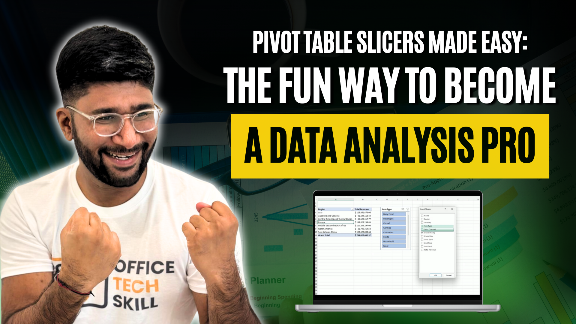 C18_YouTube V3 – Excel Pivot Table Slicers Simplified_ Transform Your Data Analysis Skills!