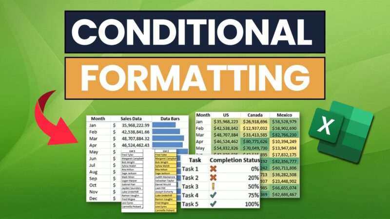 C984 Excel Conditional Formatting 1