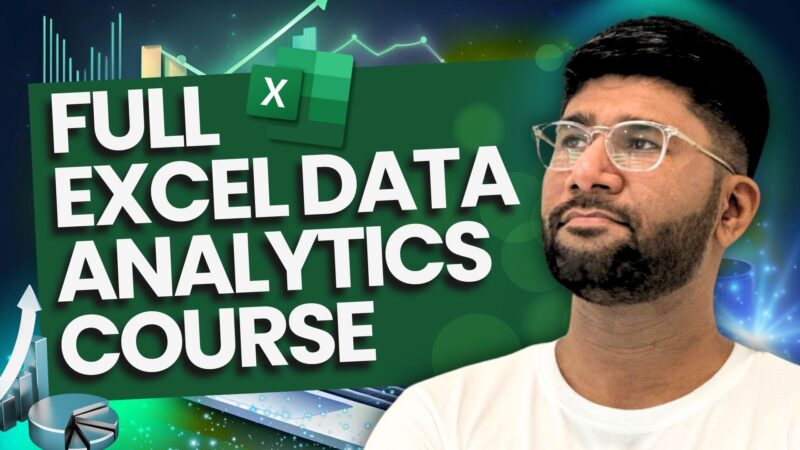 excel data analytics course