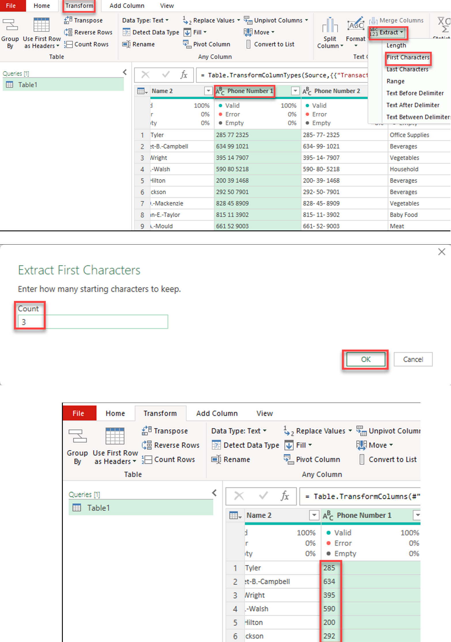 Master Text Extraction in Power Query Using Excel