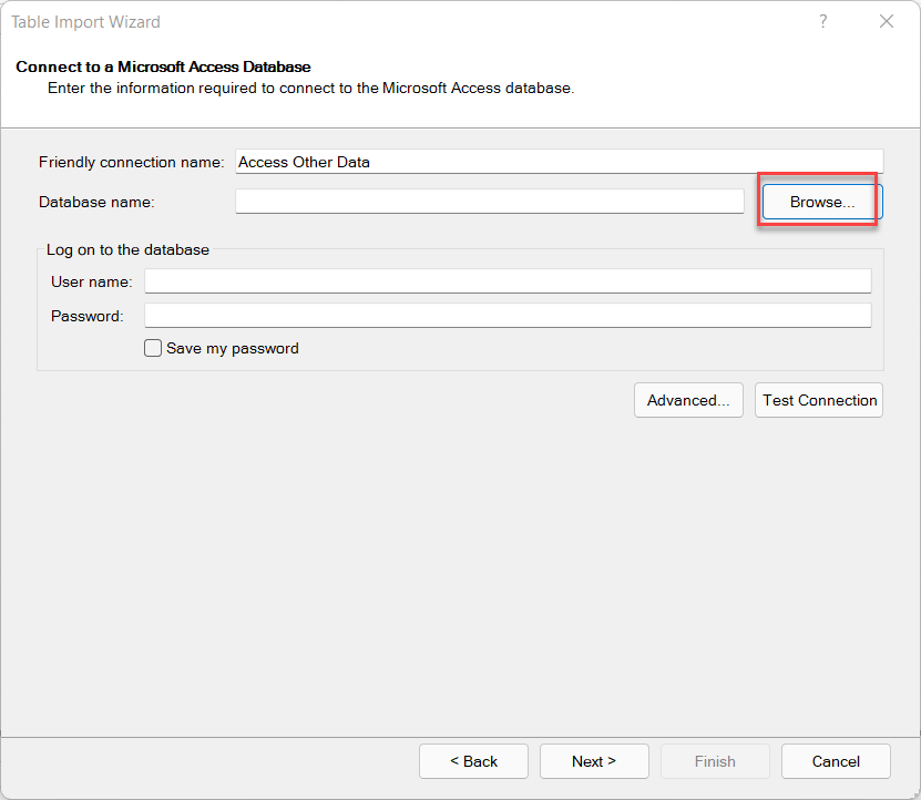 Importing data from an Access database in Power Pivot 3