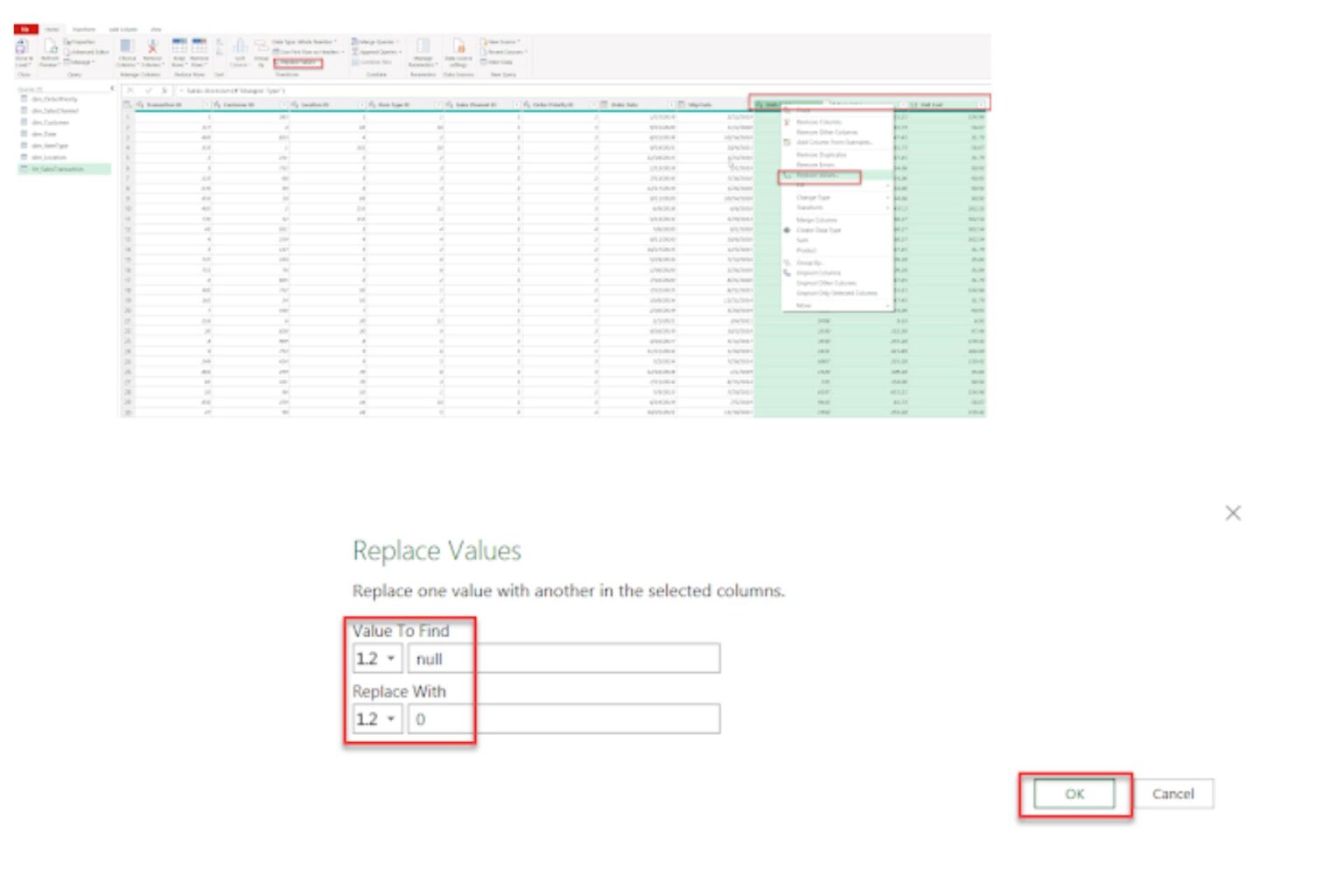 Replace Null Values 1