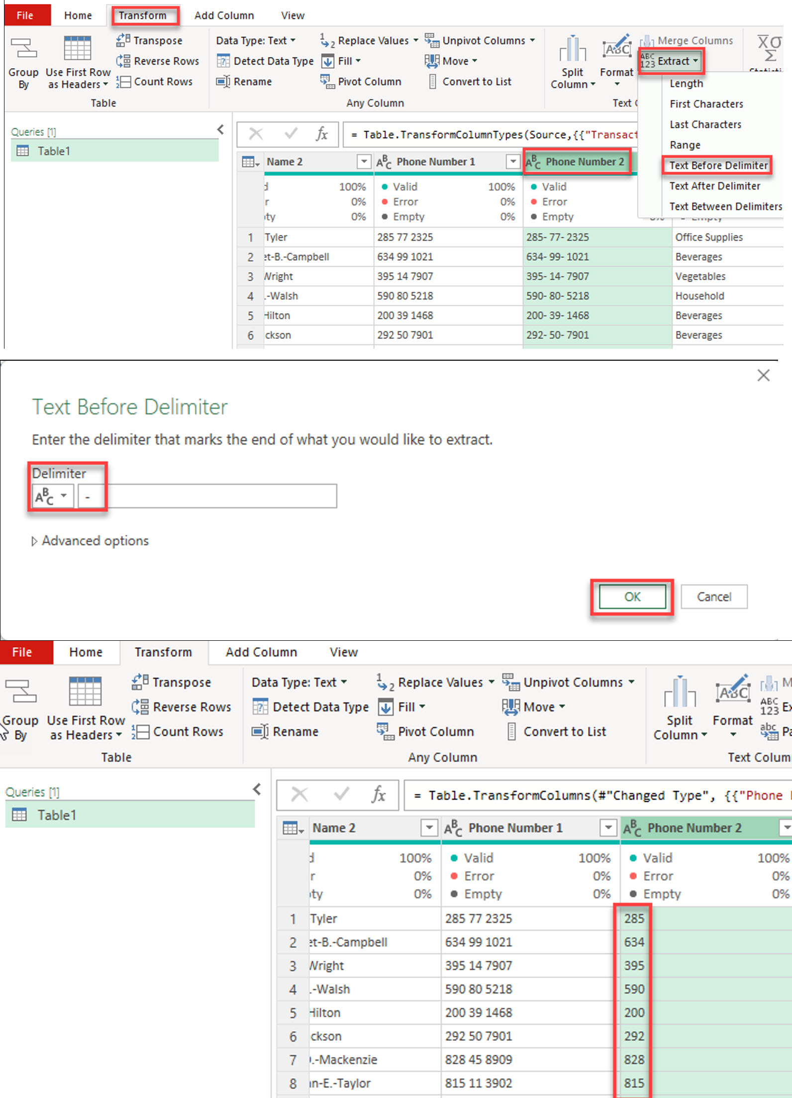 Master Text Extraction in Power Query Using Excel