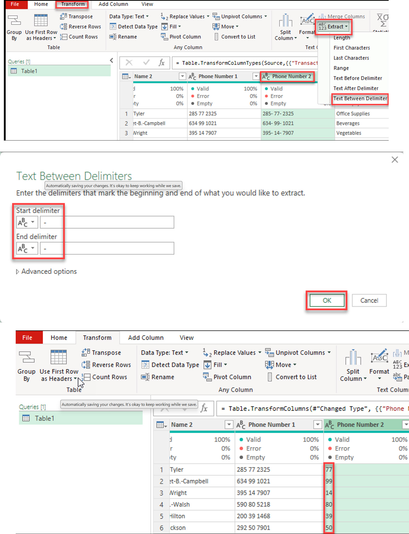 Master Text Extraction in Power Query Using Excel