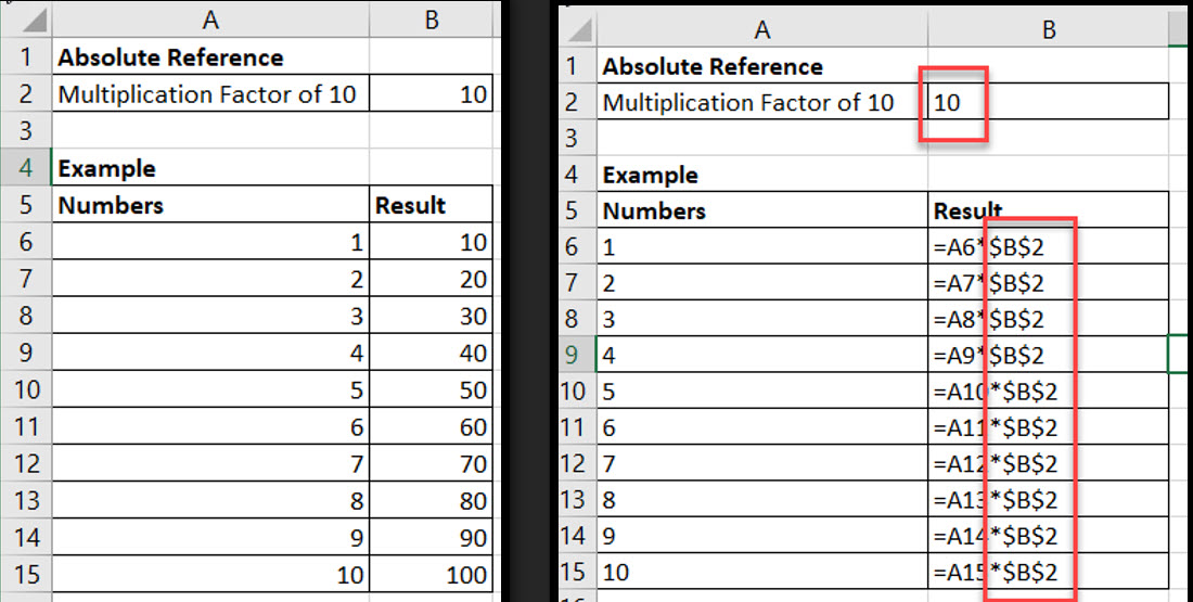 converting cell reference from relative to absolute