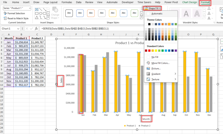 How To Make A Column Chart In Excel - Simple Guide
