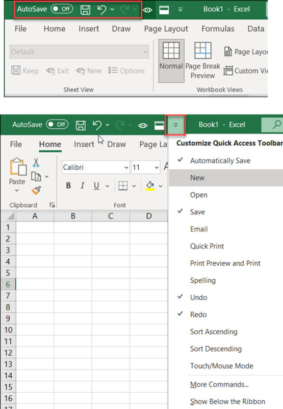 customize excel ribbon