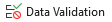 excel data validation