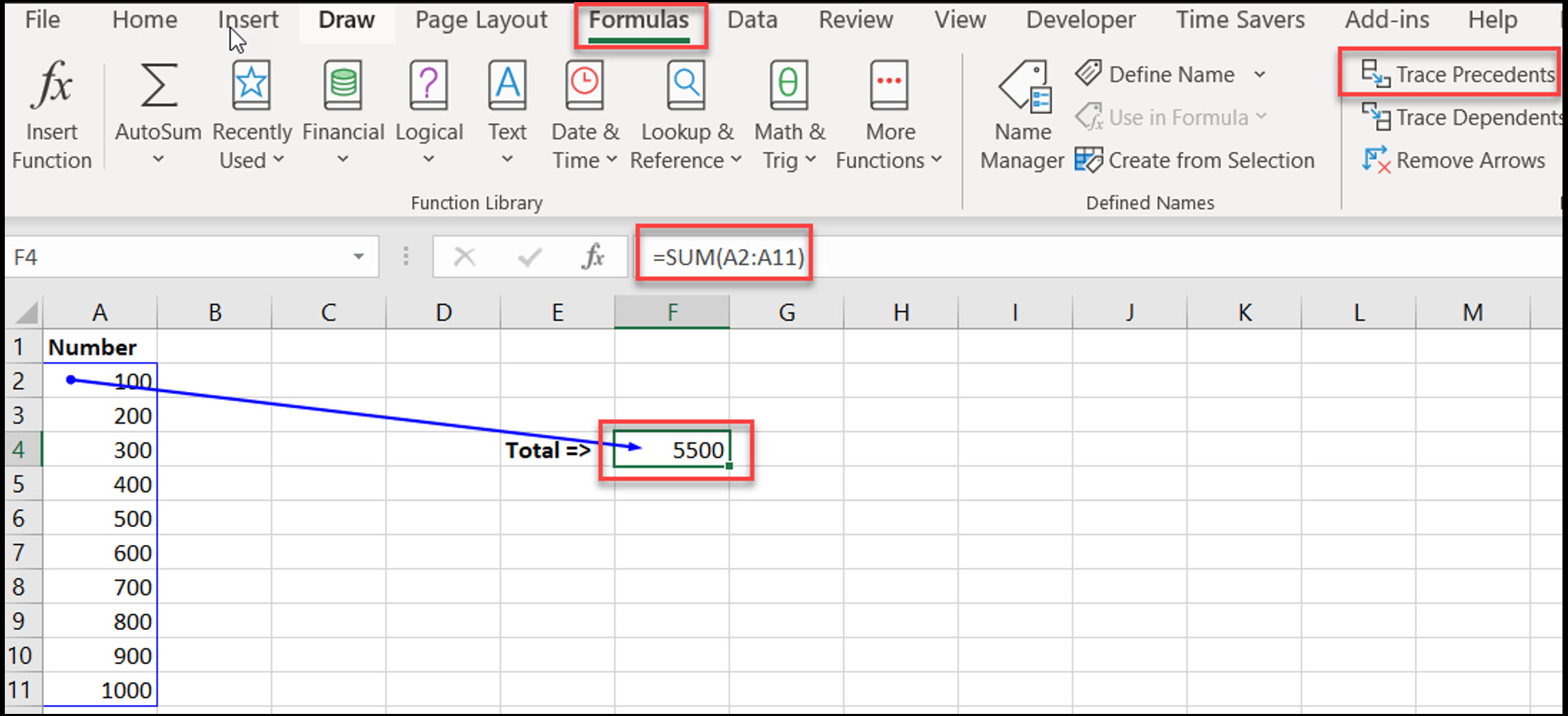 excel_trace_precedents