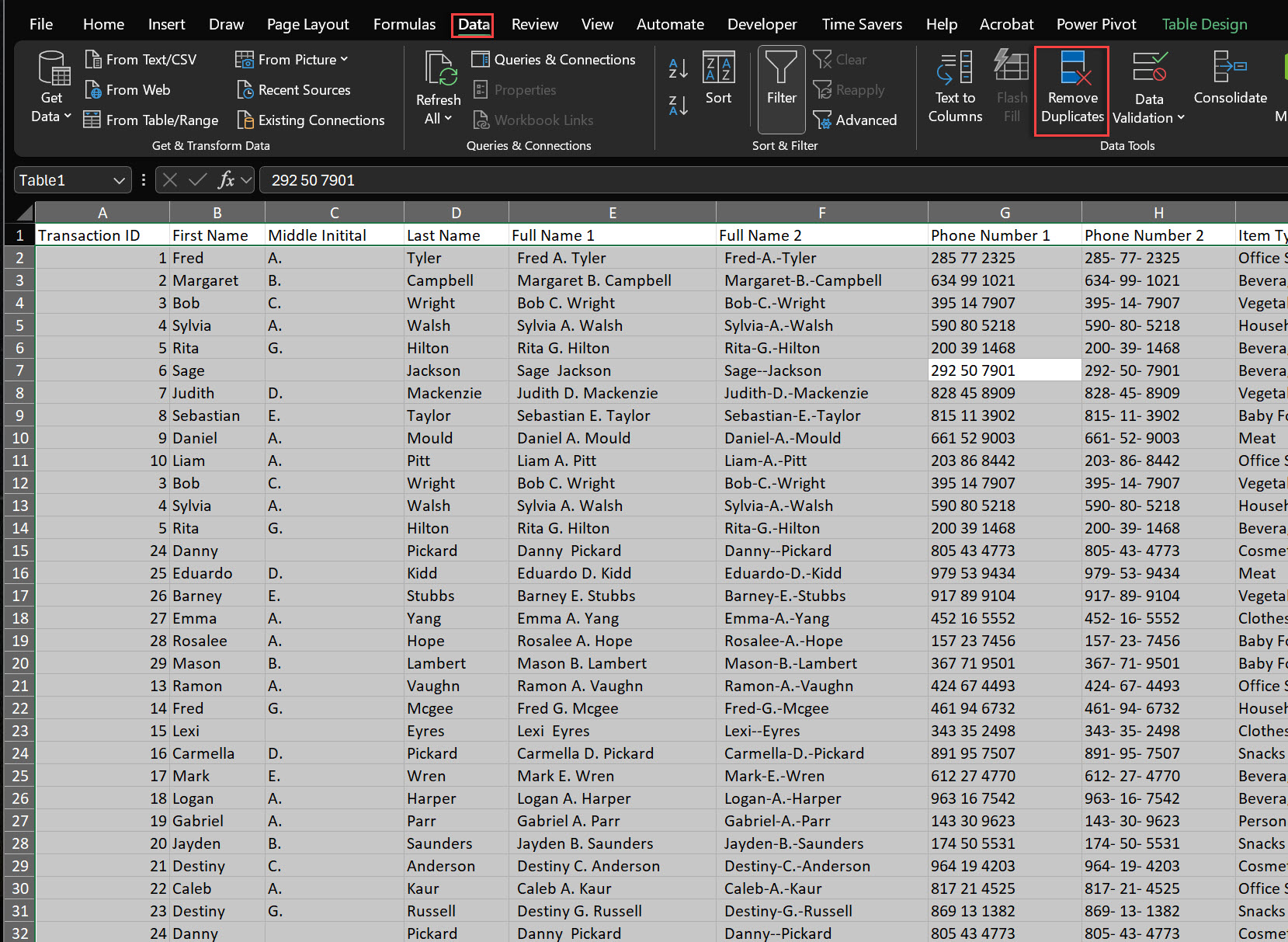 how-te-remove-duplicate-in-excel