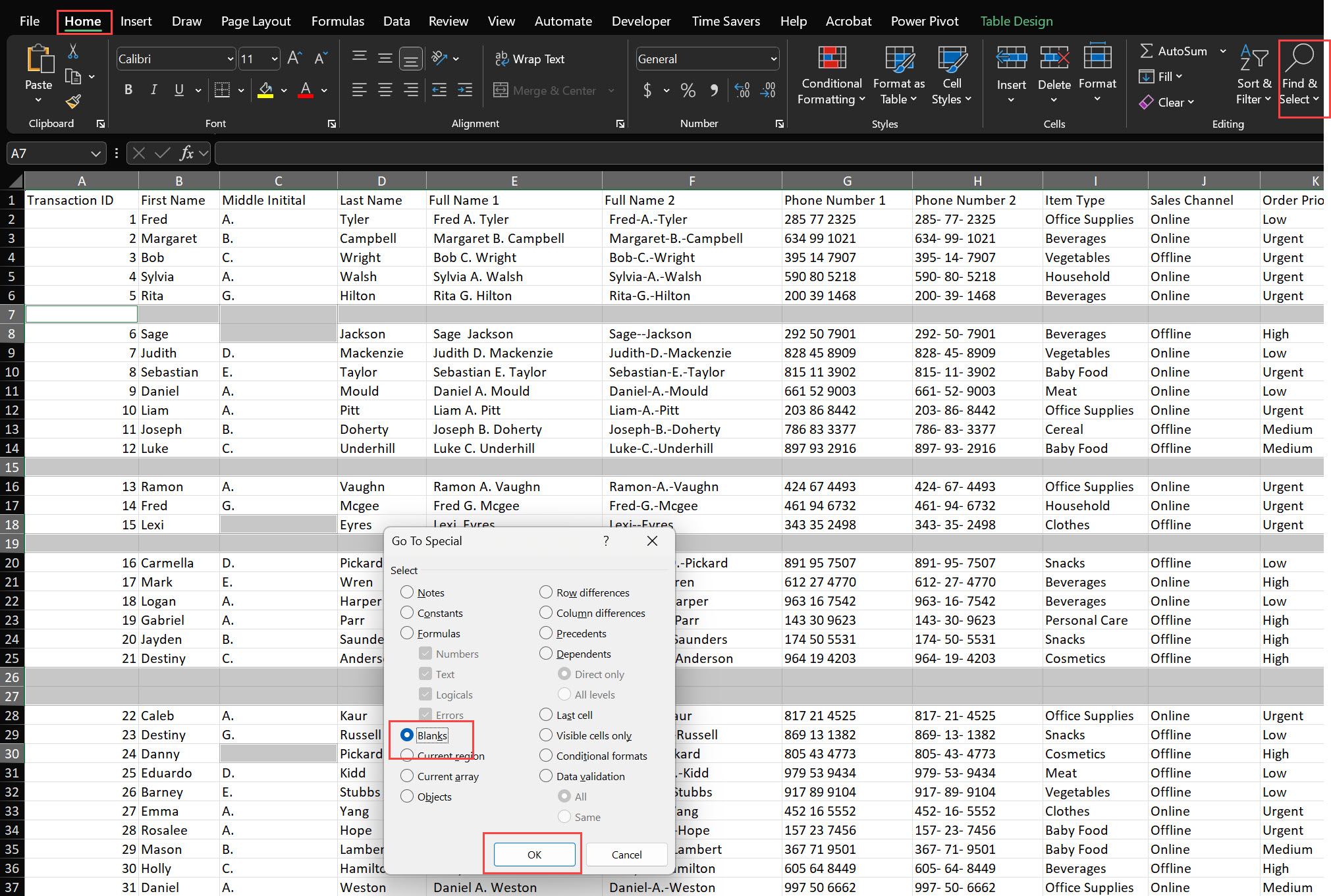 idendify-blank-rows-in-excel