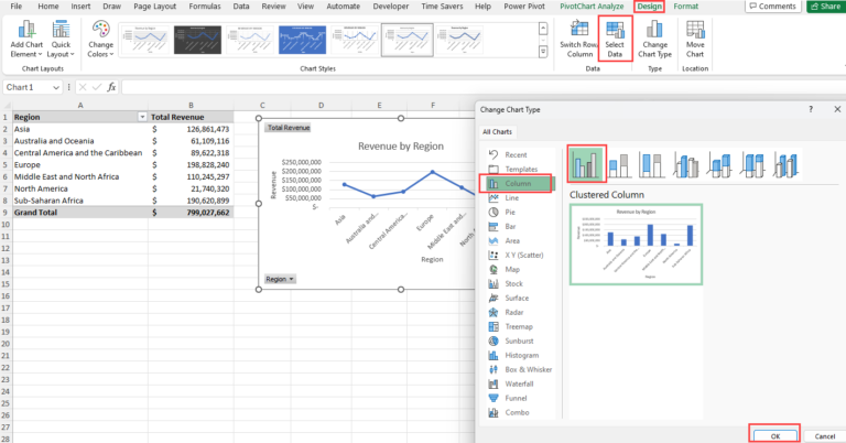 How To Create Pivot Table Chart In Excel | Easy Guide | Office Tech Skill