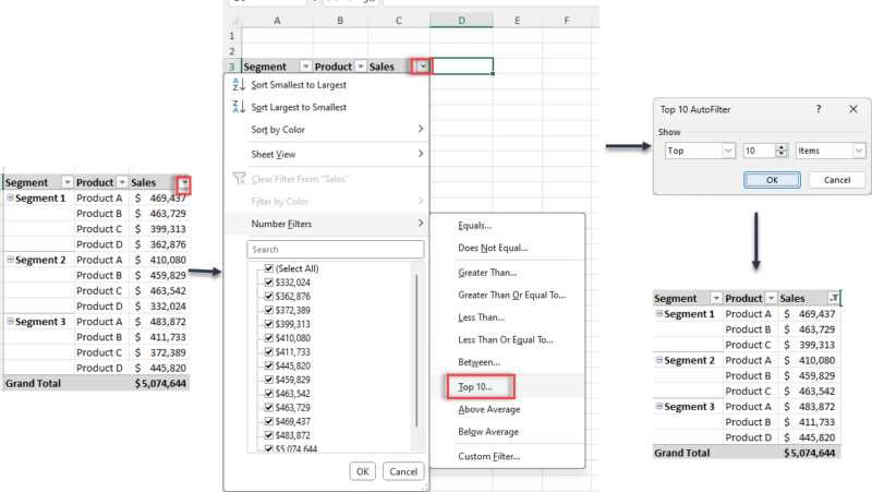 How To Sort And Filter A Pivot Table In Excel | Easy Guide
