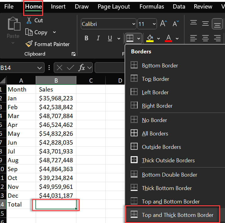 excel_formattting_top_bottom_border